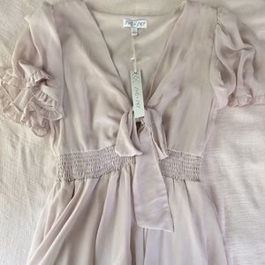 NWT She & Sky Ruffled Dress
